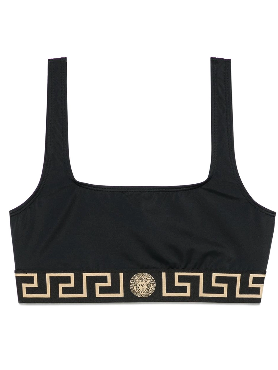 Affordable Women bikini Greca-detailing Versace top 0330